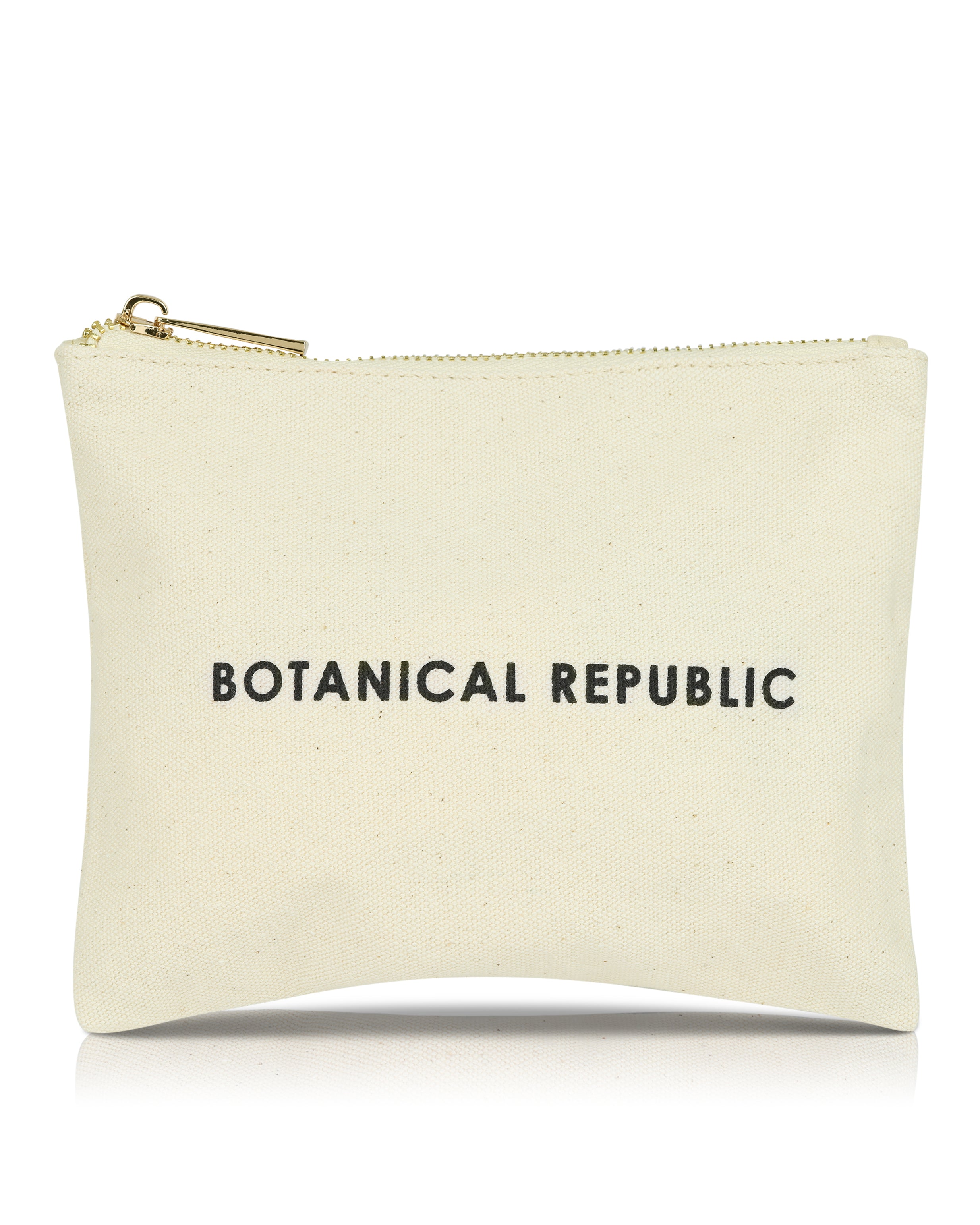 Beige pouch with &