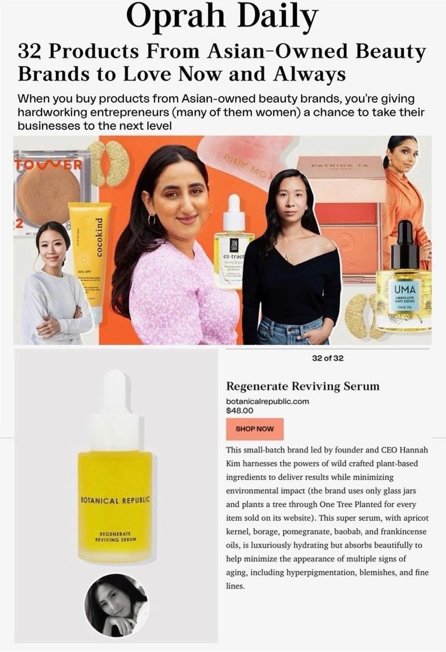 Regenerate Reviving Serum - Botanical Republic